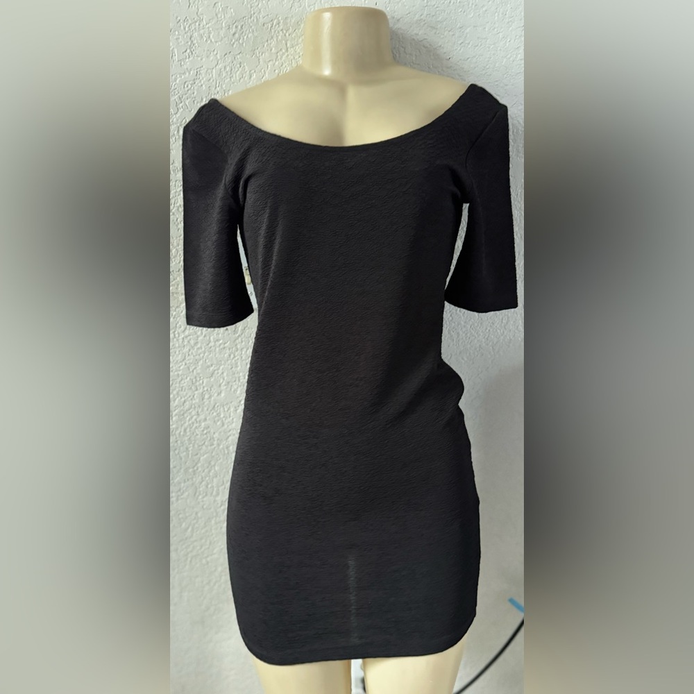 Vintage black xxi bodycon sexy dress 2000s y2k party night out